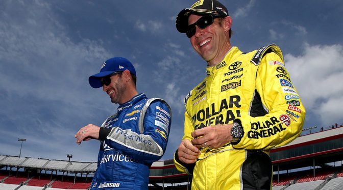 Featured image for Jimmie, Kenseth take on 130-mile bike trip together