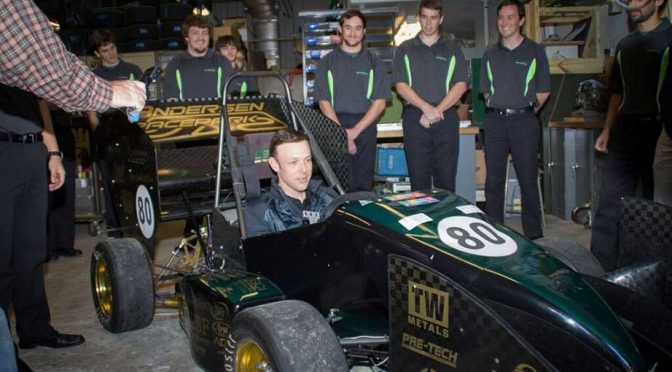 Featured image for Kenseth in college spotlight on Daytona tour