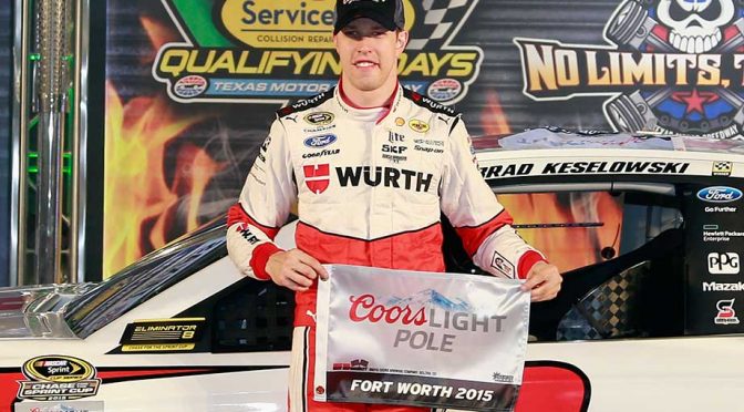 Brad Keselowski wins Coors Light pole at Texas
