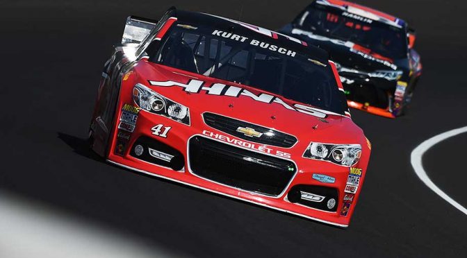 Kurt Busch leads final practice at Indianapolis