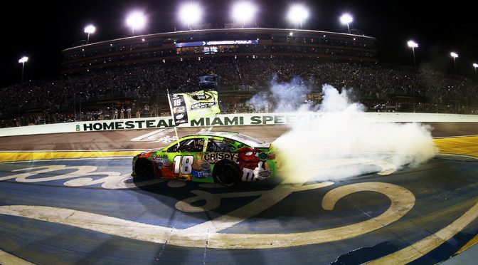Featured Image for Kyle Busch takes title with victory at Homestead-Miami