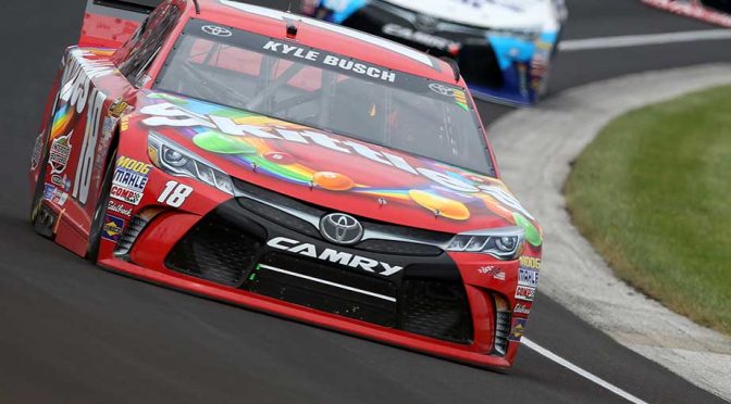 Kyle Busch takes Indy for third victory in row