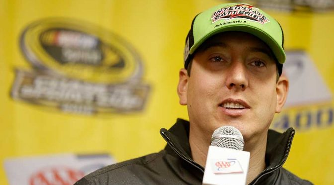 Kyle Busch reacts strongly to Theriault wreck