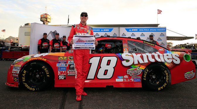 Kyle Busch wins Coors Light Pole Award at Phoenix