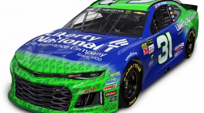 Featured Image for Liberty National partners with Richard Childress Racing, Ryan Newman in 2018