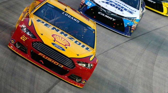 Featured image for Joey Logano victorious in Bristol night race