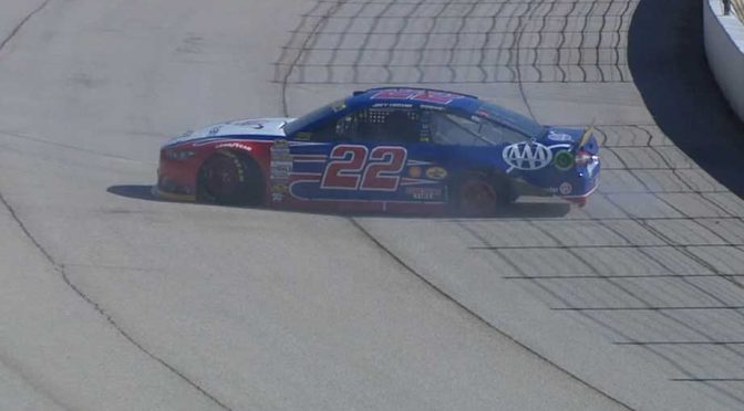 Cut tire puts Joey Logano in big Chase hole