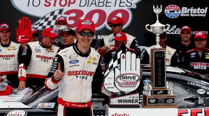 Logano romps to XFINITY win at Bristol