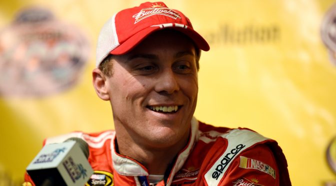 Harvick continues to needle Logano