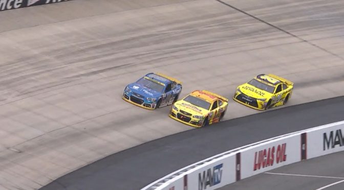 Dale Jr. edges out McMurray to advance in Chase