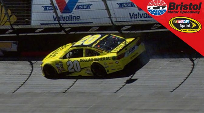 Kenseth sent into wall, Bristol repeat bid derailed