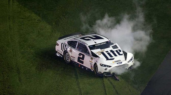 Featured Image for Brad Keselowski's night ends after early wreck