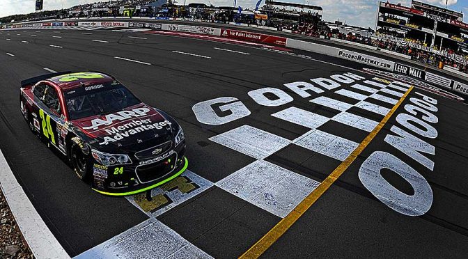 Featured Image for Third-place finish boosts Jeff Gordon's Chase hopes