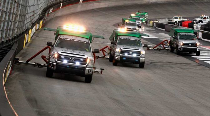 Bristol Sprint Cup race resumes after second red flag