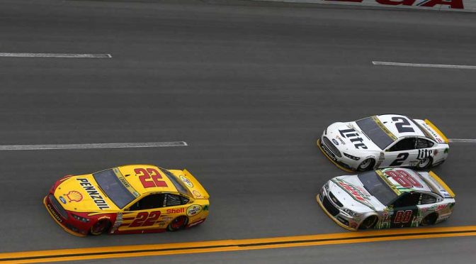 Logano sweeps Contender Round with wild win at Talladega