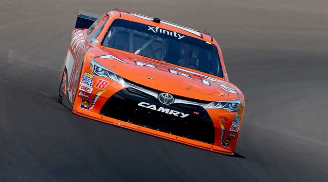 Daniel Suarez tops second XFINITY practice at Indy