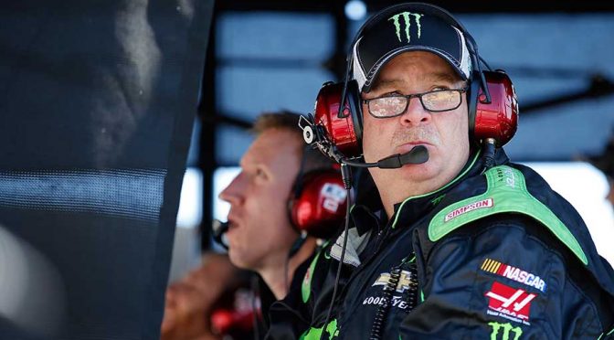 Featured image for No. 41 crew chief Tony Gibson arrives at track
