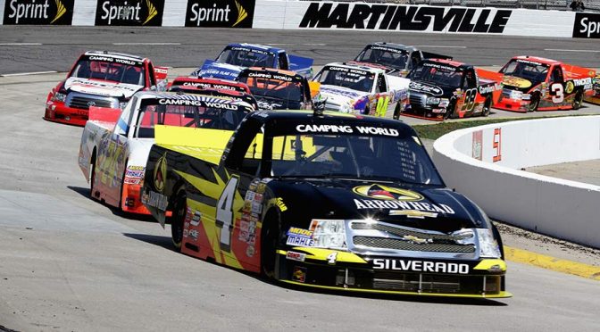 Truck series entry list for Martinsville