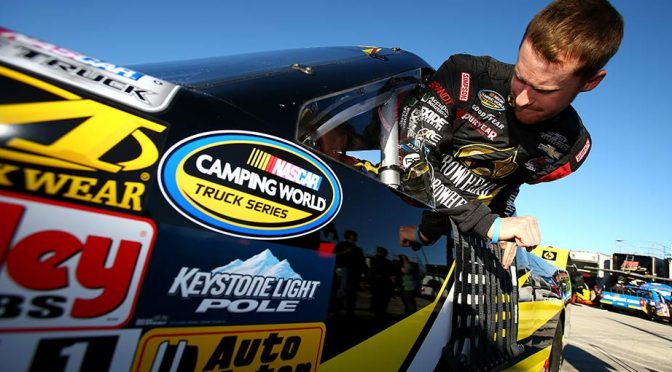 Jeb Burton soars to truck pole at Texas