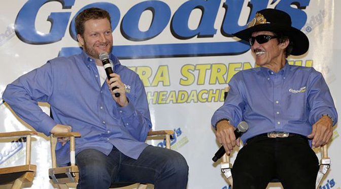 Earnhardt Jr., Petty form Goody's bond