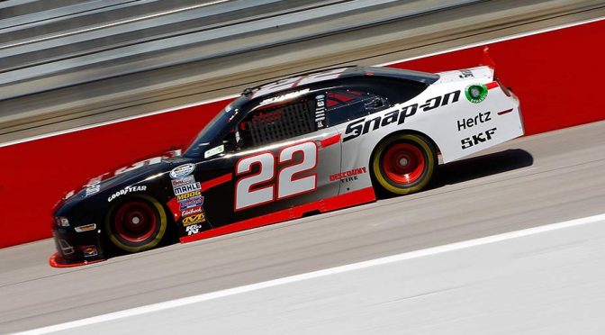 Featured image for Logano, C. Buescher pace Nationwide practices