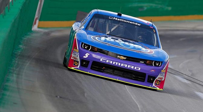 Harvick sets pace in final Nationwide practice