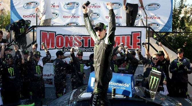 Busch gets fifth win at Dover, fifth of 2014