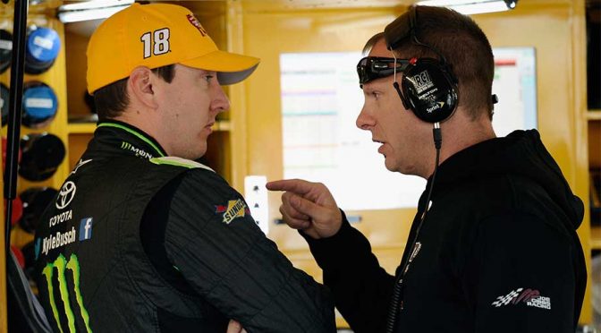Radio spat, slump come at bad time for Kyle Busch