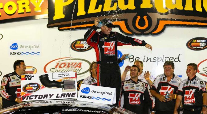 Custer leads wire-to-wire, sets K&amp;N record