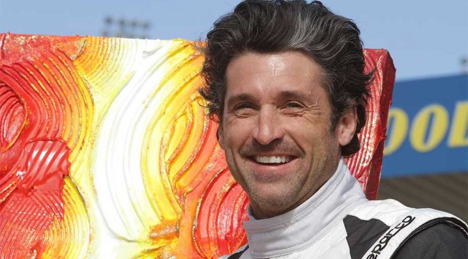 TV star Patrick Dempsey 'at home' on track