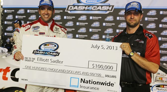 Featured Image for Sadler beats the heat for first Dash 4 Cash payday