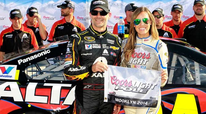 Jeff Gordon wins Coors Light Pole Award at Michigan