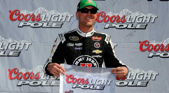 Harvick wins Nationwide pole at Texas