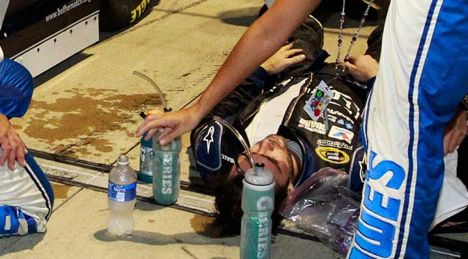 Jimmie Johnson treated for dehydration post-race