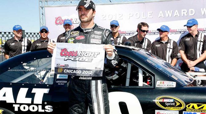 Featured image for Johnson has most Chicagoland poles of active drivers