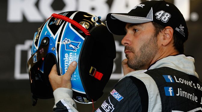 Johnson tops shortened final Cup practice