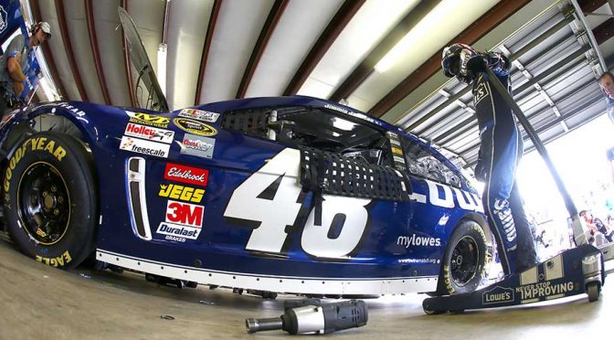 Johnson's time disallowed, will start at rear