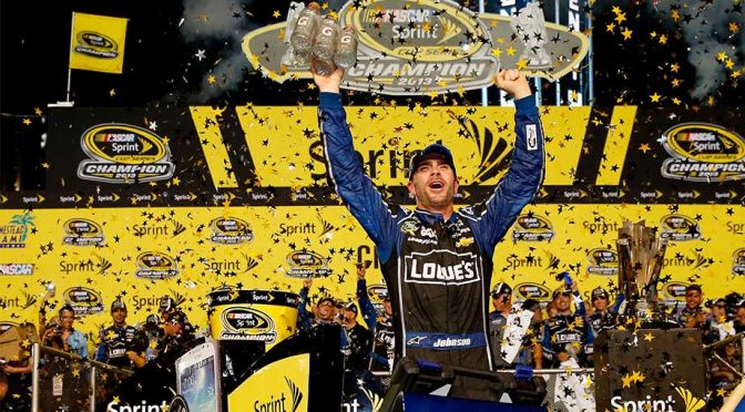 Jimmie Johnson honored by&nbsp; press