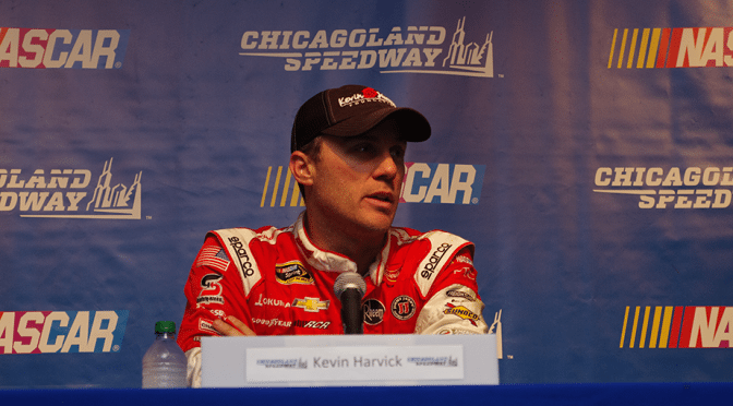 Harvick behind decision to finish Talladega race