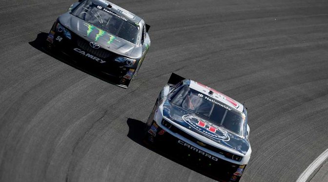 Kevin Harvick wins Chicagoland Nationwide race