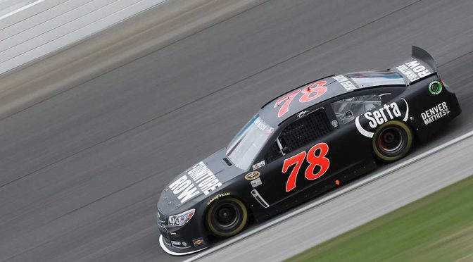 Kurt Busch leads practice at New Hampshire