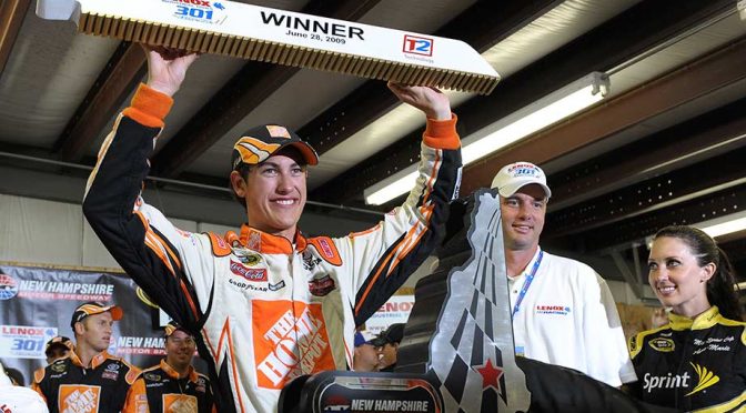 Featured image for Logano holds record as youngest to win at New Hampshire