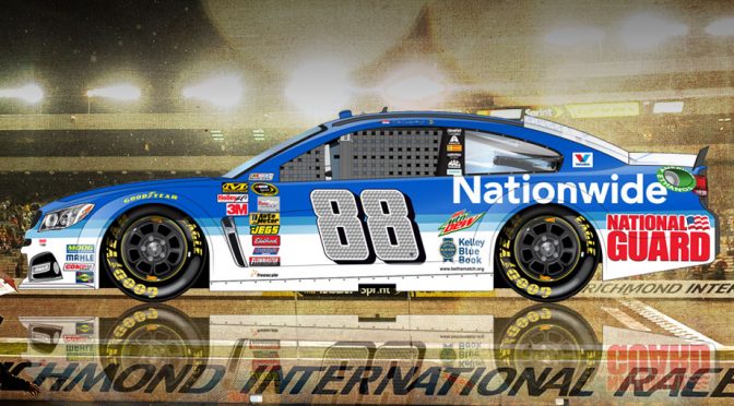 Earnhardt Jr.'s paint scheme for Richmond revealed