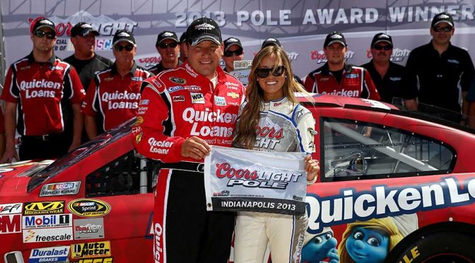 Ryan Newman wins 50th Coors Light Pole