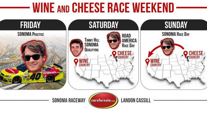 Cassill, Yeley do wine-and-cheese weekend double