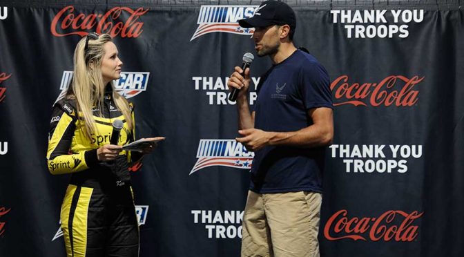 Featured image for NASCAR, Coca-Cola welcome troops at Daytona