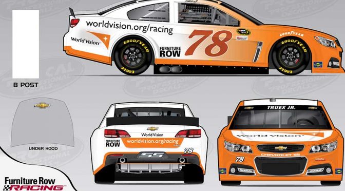 No. 78 will feature World Vision at Kentucky