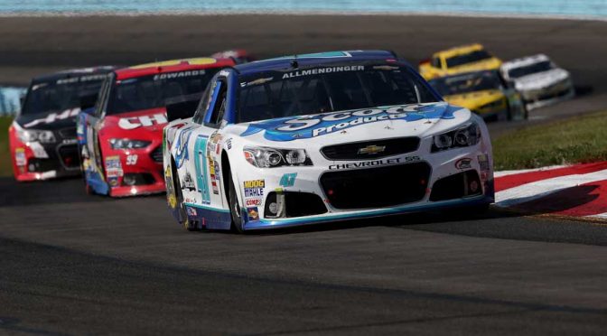 Allmendinger wins first Cup race at the Glen
