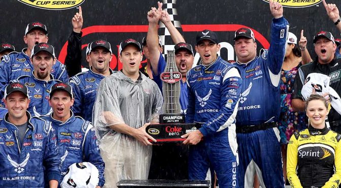 Almirola's win was rain-shortened, not cheapened
