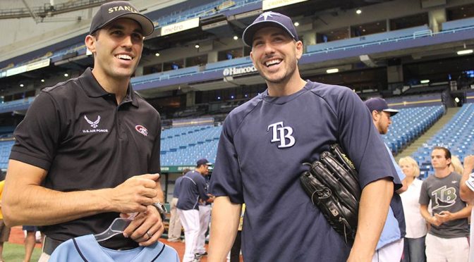 Almirola's past, present collide on ball field